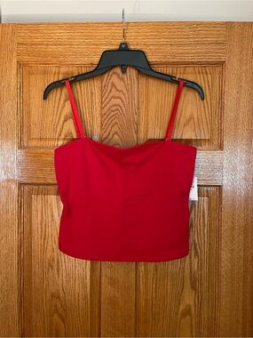 NWT Gap CloseKnit Crop Tube Top (Red)